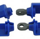 Blue Shock Shaft Guards for Associated 1/10th Scale Shocks