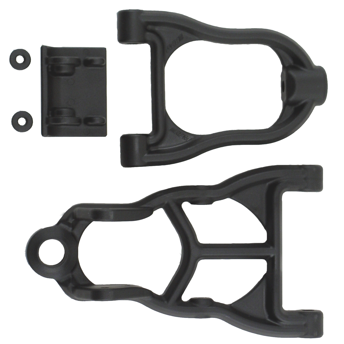 RPM R/C Products 82252 Rear Upper/Lower A-Arms Black HPI 5b/5t